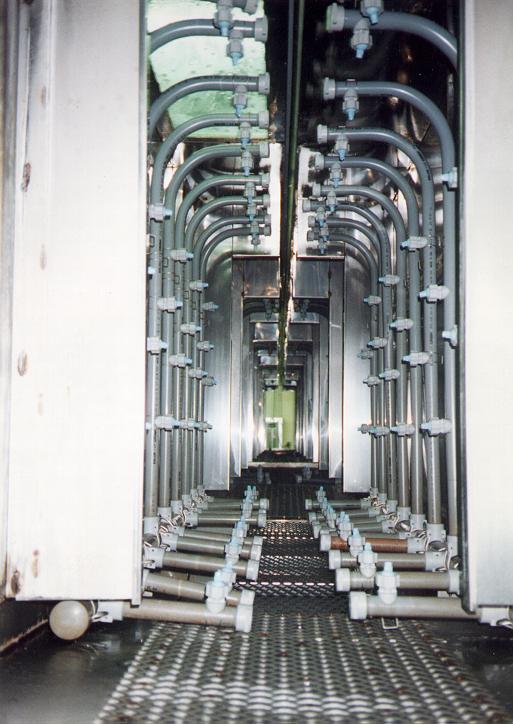 Pretreatment Washer PVC Quick Disconnect Risers and Nozzles 